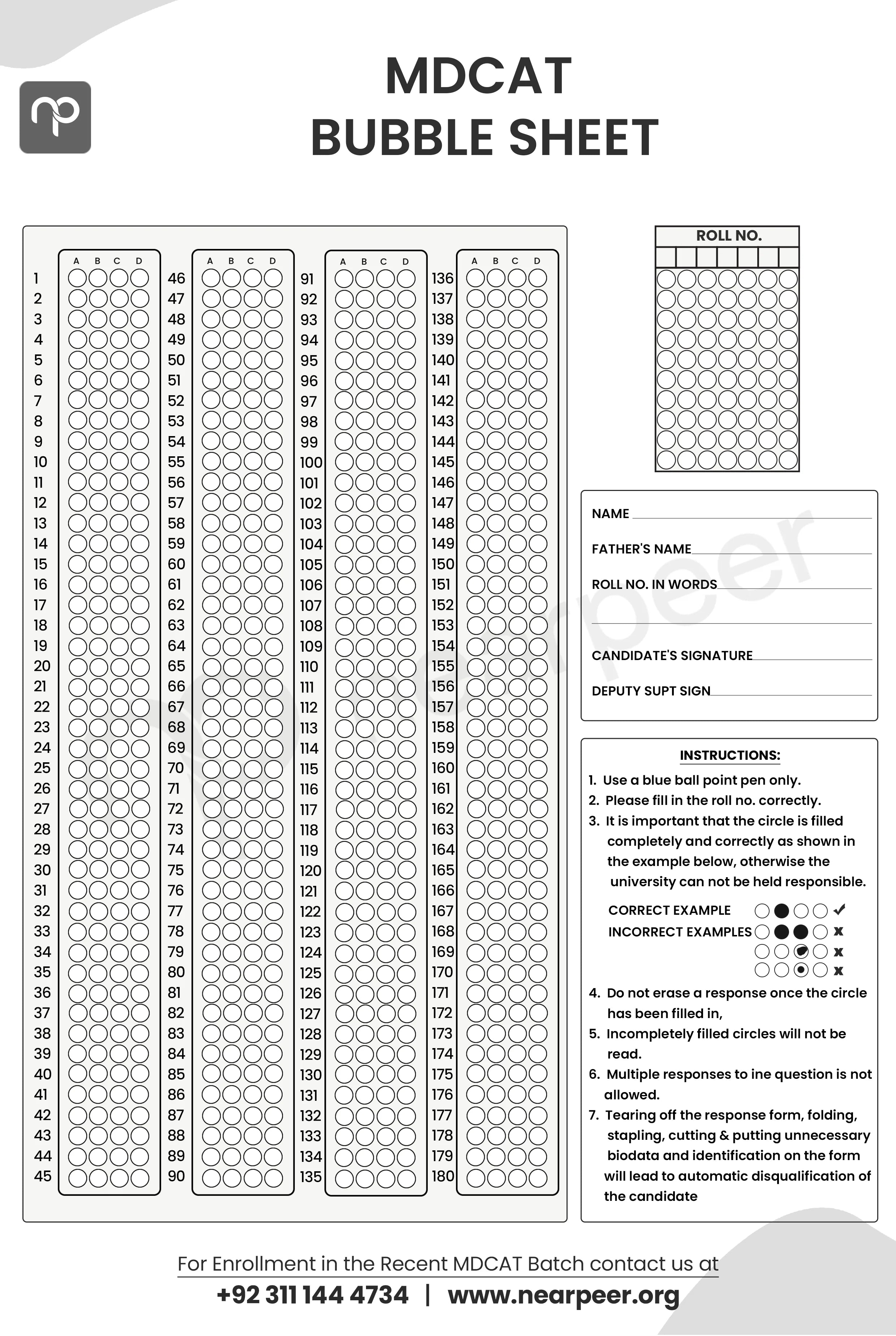 9-in-1 | Nearpeer MDCAT Final Prep Toolkit