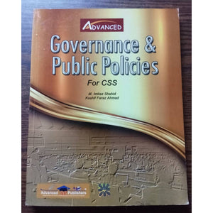 Governance & Public Policies GPP by M. Imtiaz Shahid Advanced Publishers