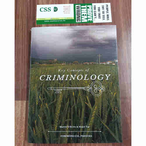 Key Concepts of Criminology by Martin O'Brien and Majid Yar Shaharyar Publishers @CSS_Pakistan