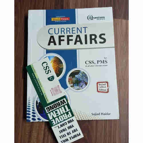 Top 20 Questions Series: Current Affairs by Sajjad Haidar JWT
