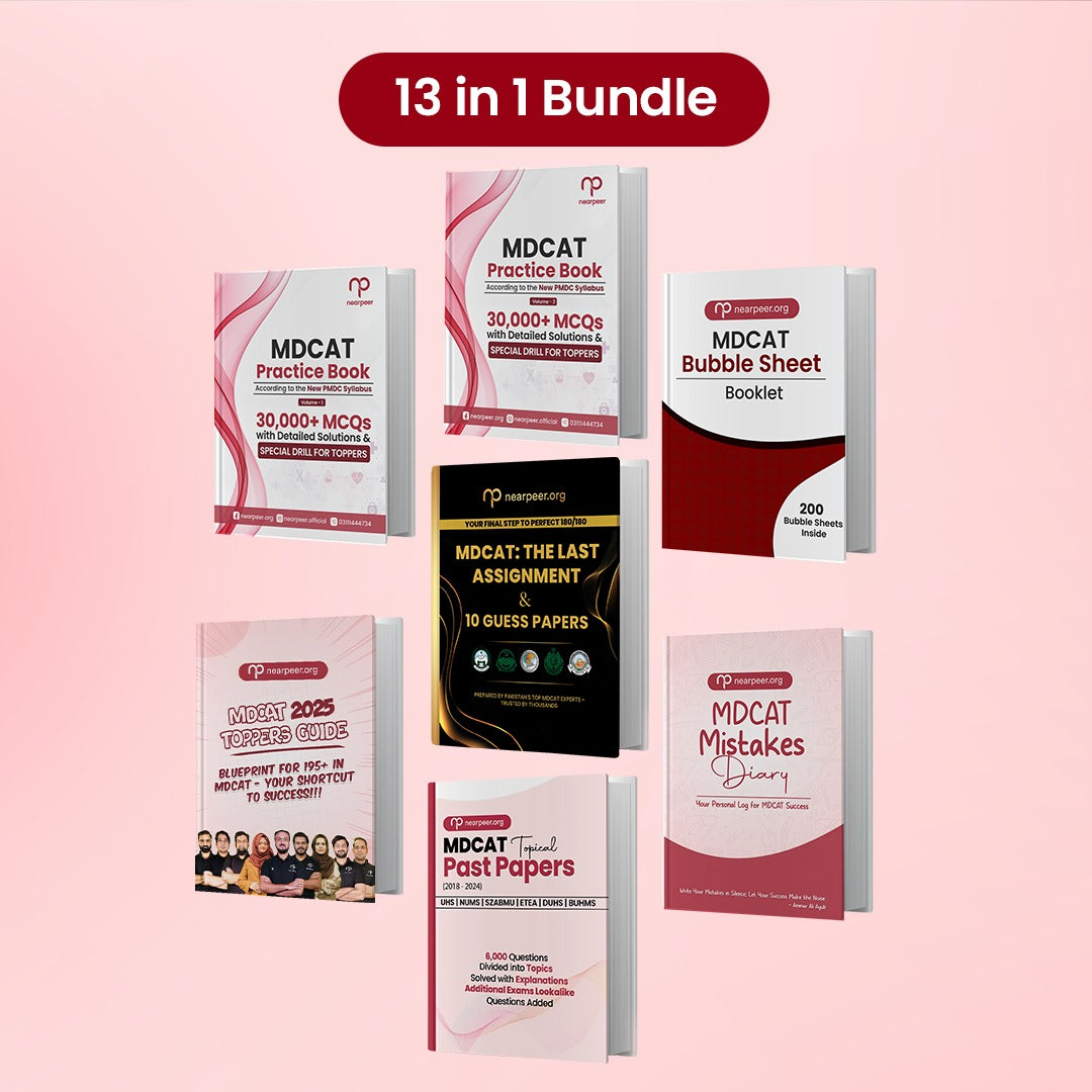 13-in-1 | Nearpeer MDCAT Practice Pack | Best Value Offer