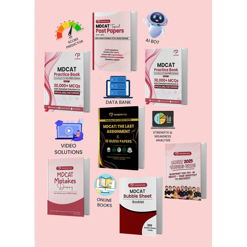 13-in-1 | Nearpeer MDCAT Practice Pack | Best Value Offer