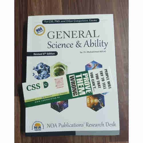 General Science & Ability GSA by Dr. M. Atif Ali NOA