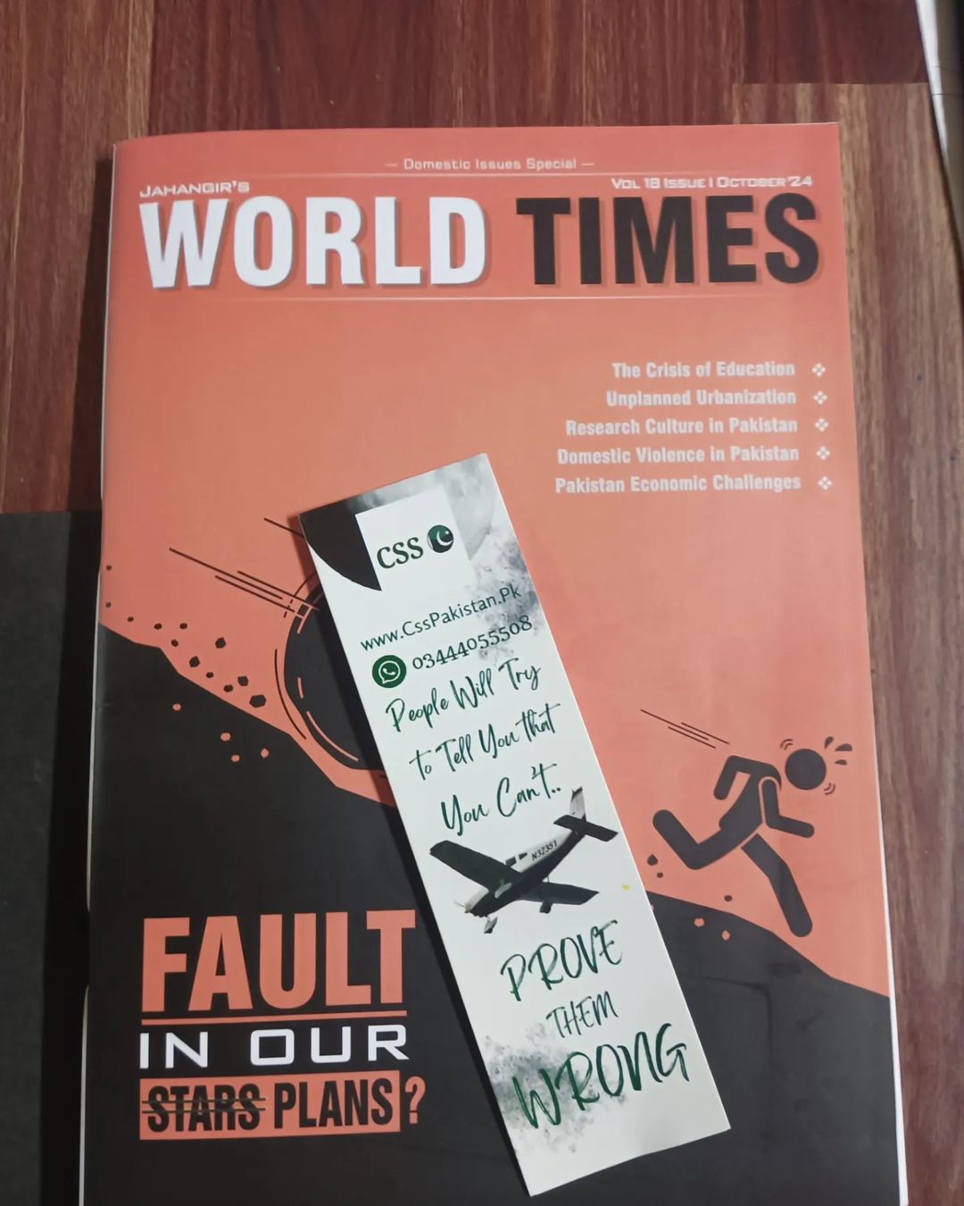 JWT Jahangir's World Times' Monthly Magazines in English: October 2024 Issue