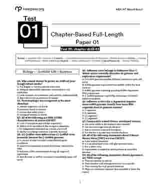 MDCAT Manzil Test Session Book