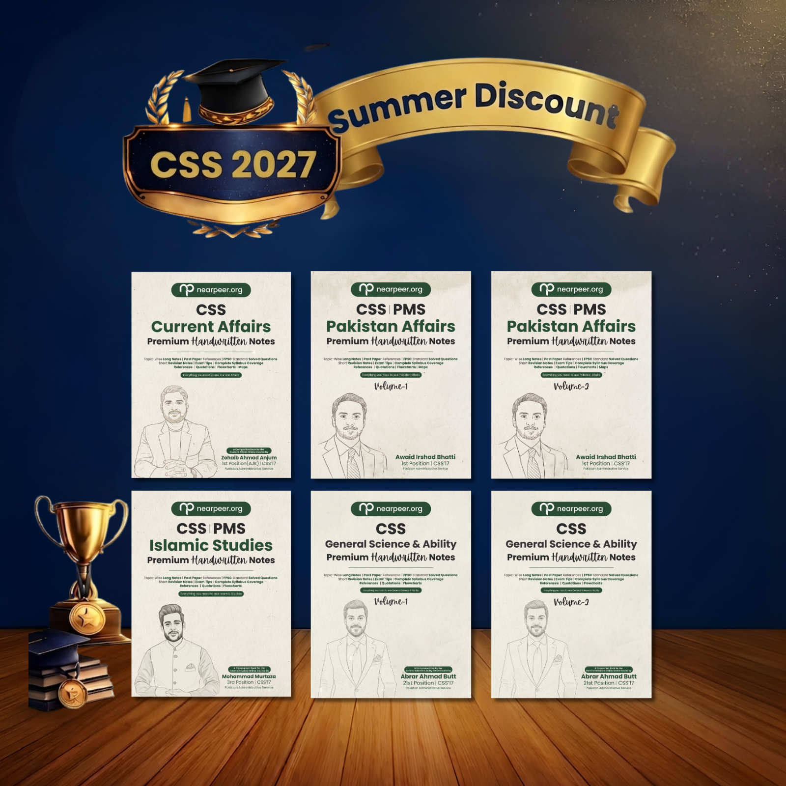 CSS 2027 Compulsory Subjects Premium Handwritten Notes Bundle - Pak Affairs V1 & V2, GSA V1 & V2, Islamic Studies, Current Affairs