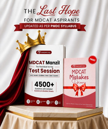 MDCAT Manzil Test Session Book with FREE Mistakes Diary