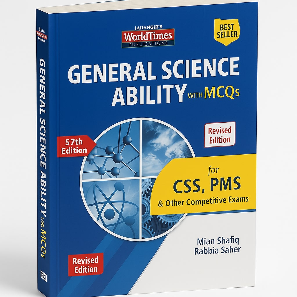 General Science and Ability GSA by Mian Shafiq with MCQs JWT