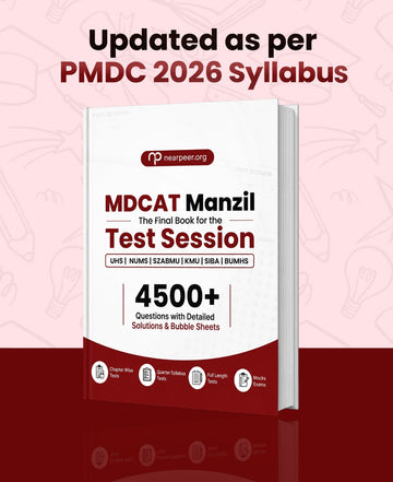 MDCAT Manzil Test Session Book