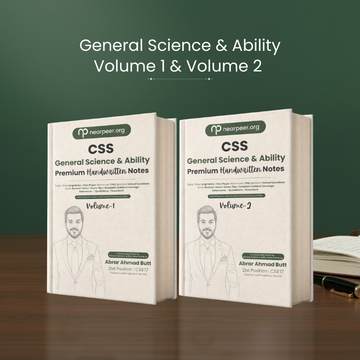 CSS General Science & Ability Premium Handwritten Notes (Vol 1 & Vol 2) by Abrar Ahmad Butt