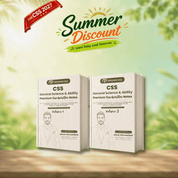 CSS General Science & Ability Premium Handwritten Notes (Vol 1 & Vol 2) by Abrar Ahmad Butt