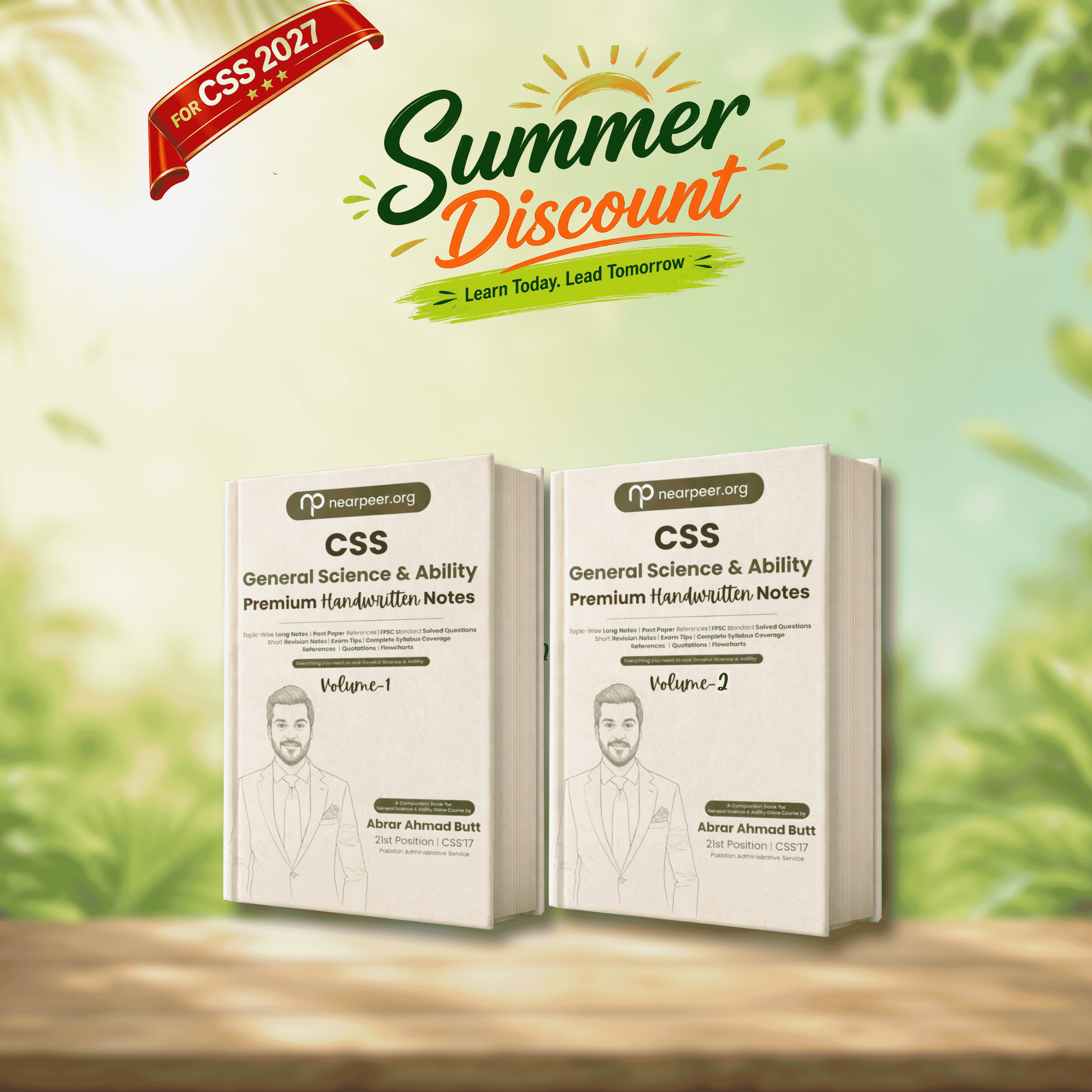 CSS General Science & Ability Premium Handwritten Notes (Vol 1 & Vol 2) by Abrar Ahmad Butt
