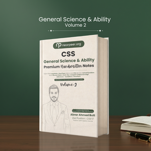 CSS General Science & Ability Premium Handwritten notes by Abrar Ahmad Butt Volume 2