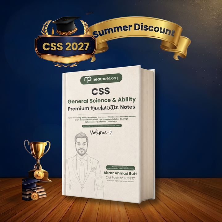 CSS General Science & Ability Premium Handwritten notes by Abrar Ahmad Butt Volume 2