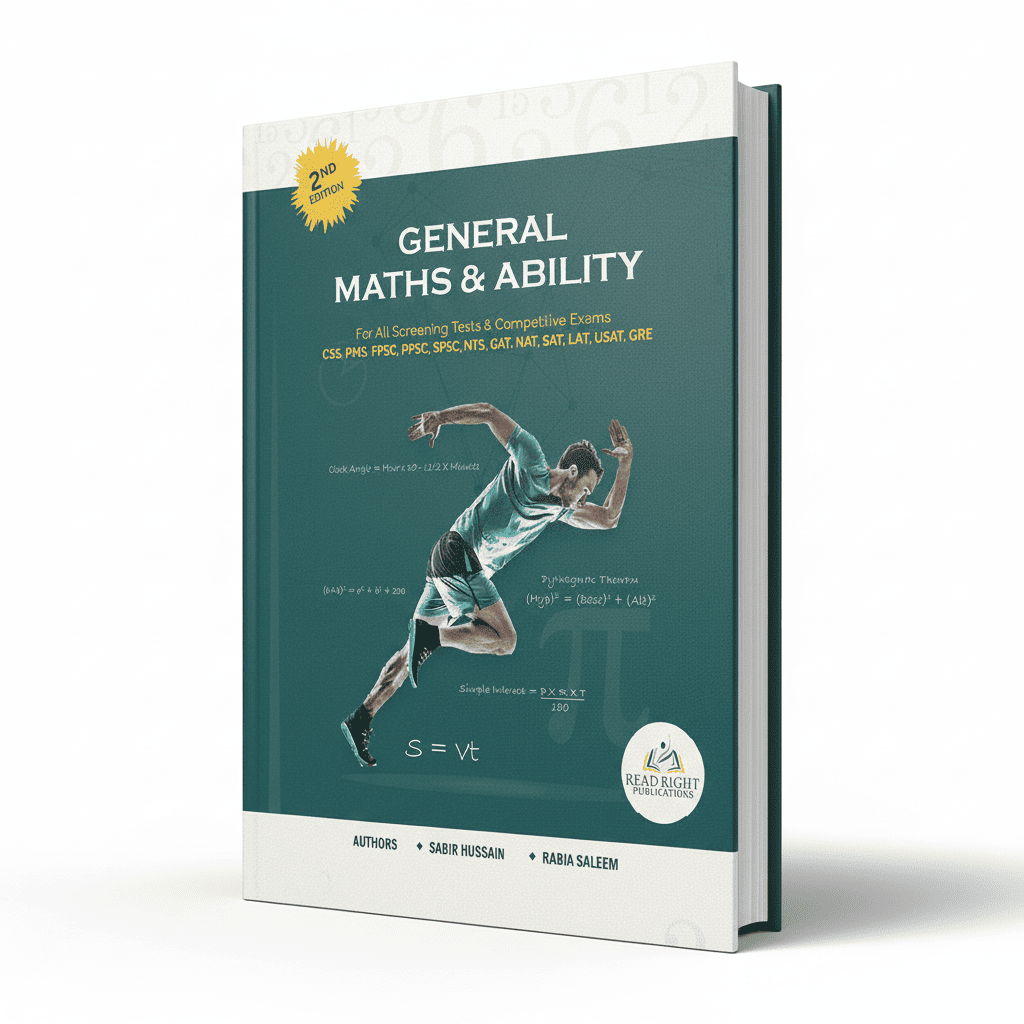 General Maths and Ability by Sabir Hussain and Rabia Saleem (2nd Edition) - Premium