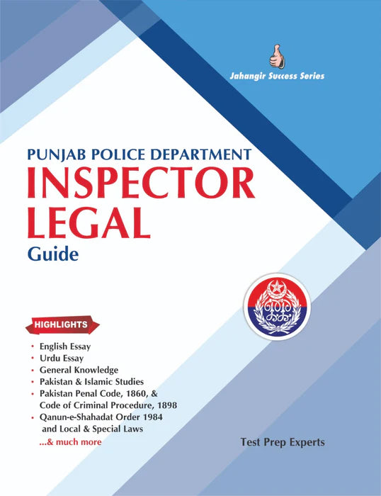 Inspector Legal guide By Test Prep Experts