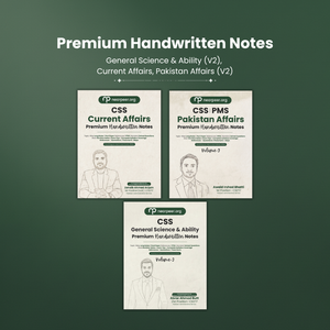 CSS 2027 Compulsory Subjects Premium Handwritten Notes Bundle - Pak Affairs V2, GSA V2 & Current Affairs