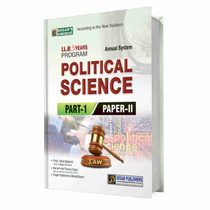 LLB Part 1 Political Science (5 Years Program)