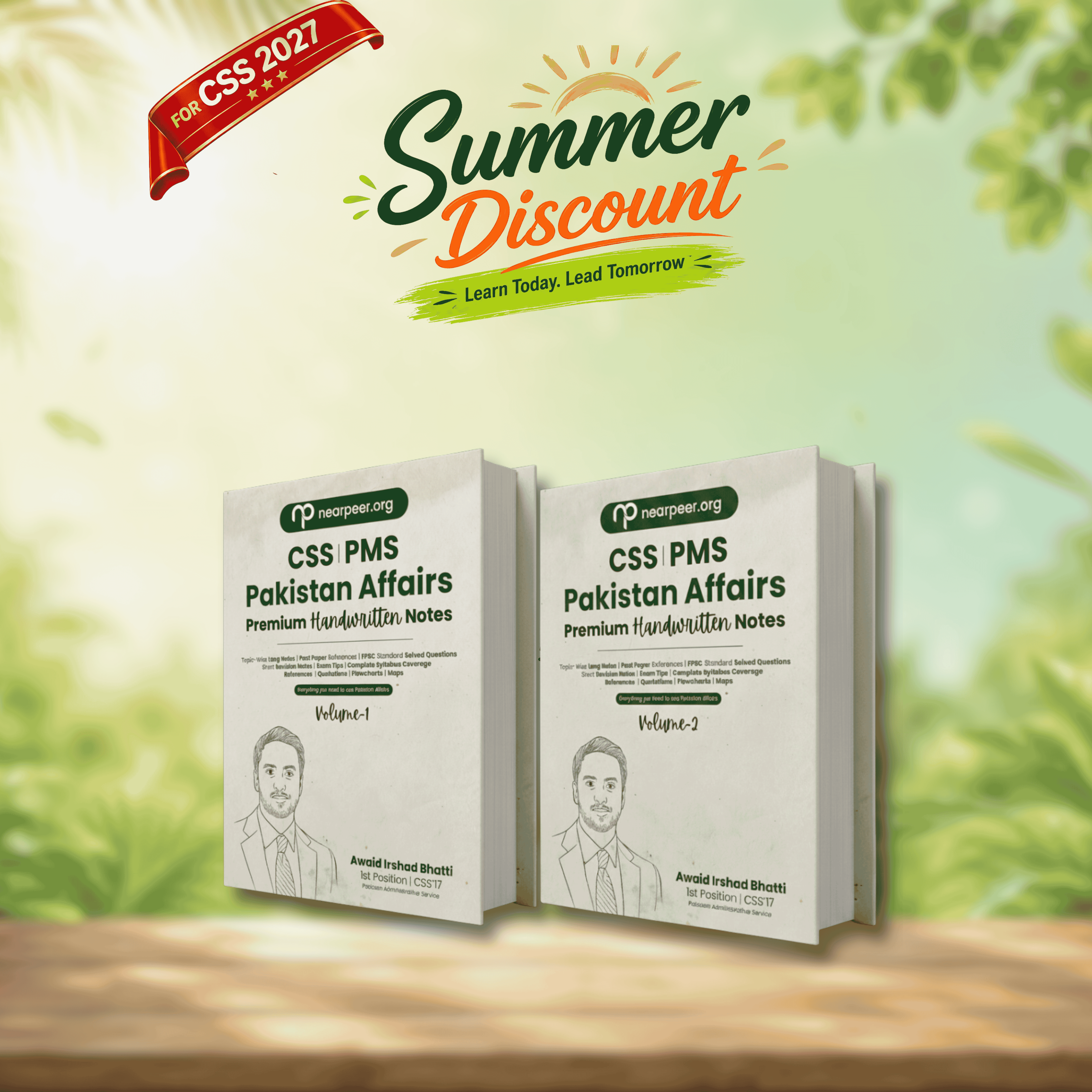 CSS PMS Pakistan Affairs Premium Handwritten Notes (Vol 1 & Vol 2) by Awaid Irshad Bhatti – Nearpeer