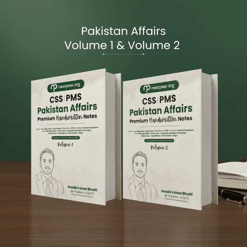 Current Affairs Premium Notes by Sir Zohaib Ahmad Anjum + Pakistan Affairs Premium Handwritten Notes Vol 1 & 2 by Sir Awaid Irshad Bhatti