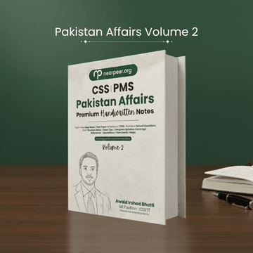 CSS PMS Pakistan Affairs Premium Handwritten Notes by Awaid Irshad Bhatti Volume 2 - Nearpeer