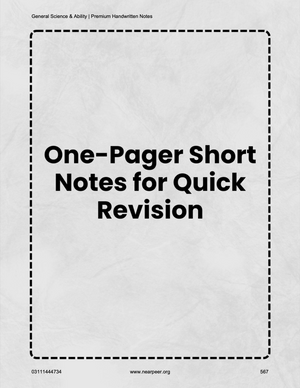 CSS General Science & Ability Premium Handwritten Notes (Vol 1 & Vol 2) by Abrar Ahmad Butt