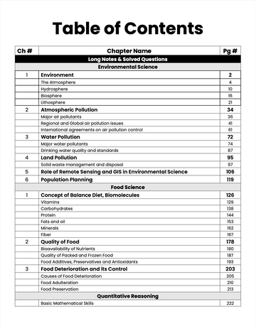 CSS General Science & Ability Premium Handwritten notes by Abrar Ahmad Butt Volume 2