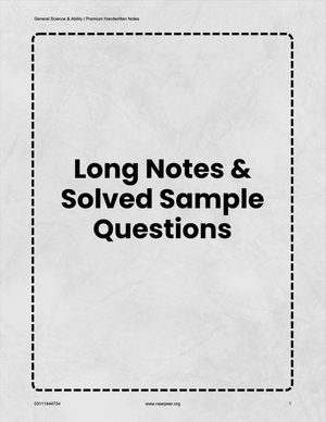 CSS General Science & Ability Premium Handwritten Notes (Vol 1 & Vol 2) by Abrar Ahmad Butt