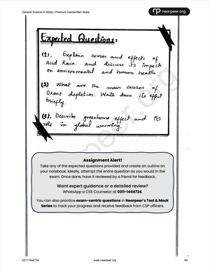 CSS General Science & Ability Premium Handwritten notes by Abrar Ahmad Butt Volume 2