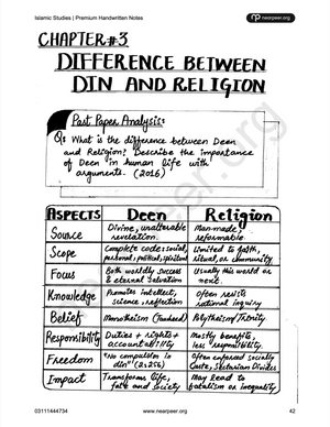 Islamic Studies Premium Handwritten Notes by Sir Murtaza + GSA Premium Handwritten Notes (Vol. 1 & 2) by Sir Abrar Ahmad