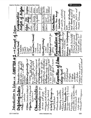 Islamic Studies Premium Handwritten Notes by Sir Murtaza + GSA Premium Handwritten Notes (Vol. 1 & 2) by Sir Abrar Ahmad
