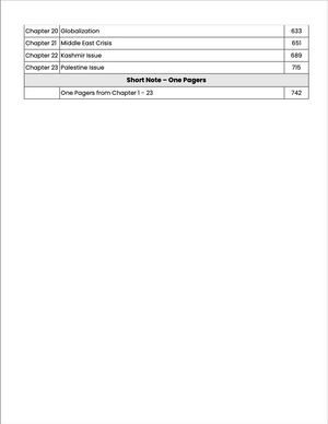 CSS Current Affairs Premium Handwritten Notes by Zohaib Ahmad Anjum