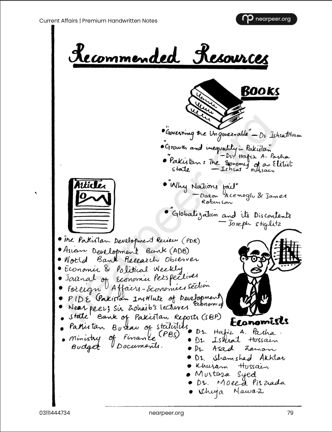 CSS Current Affairs Premium Handwritten Notes by Zohaib Ahmad Anjum