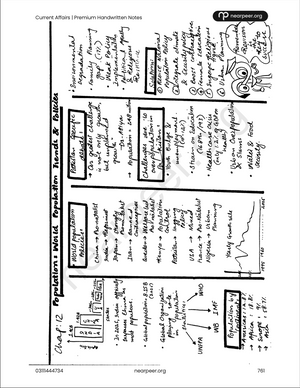 CSS Current Affairs Premium Handwritten Notes by Zohaib Ahmad Anjum