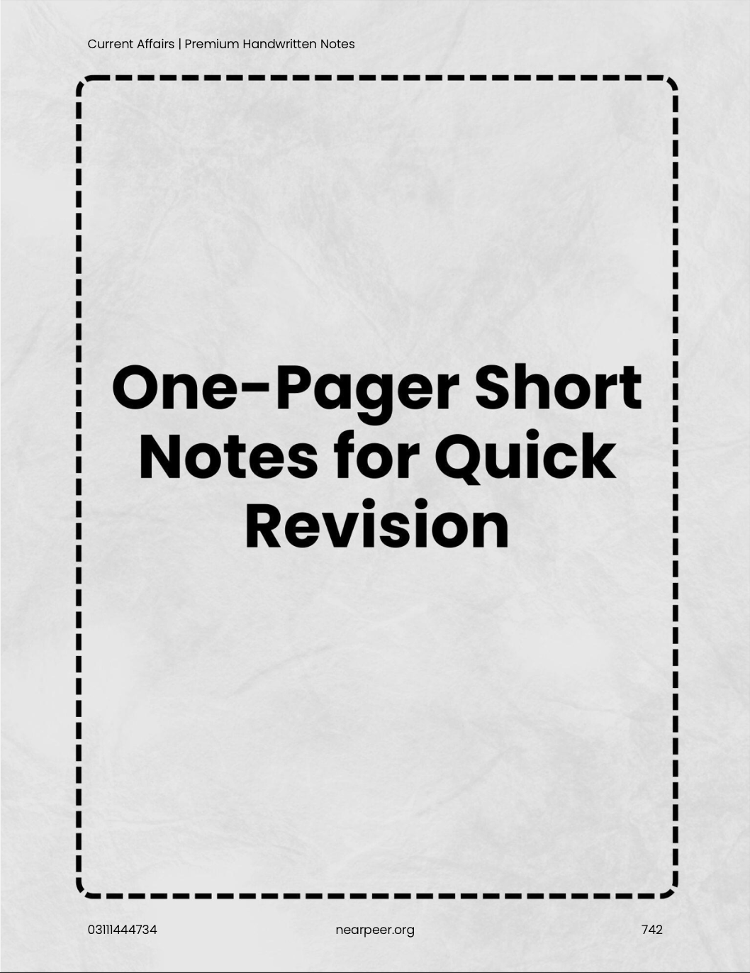 CSS Current Affairs Premium Handwritten Notes by Zohaib Ahmad Anjum