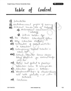 CSS PMS English Essay Premium Handwritten notes by Abrar Ahmad Butt