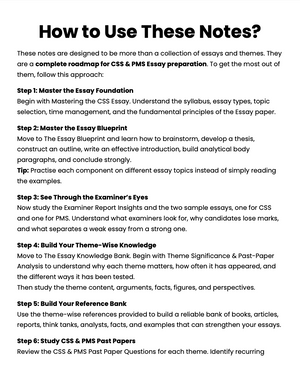 CSS PMS English Essay Premium Handwritten notes by Abrar Ahmad Butt