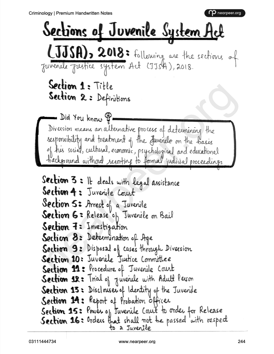 CSS Criminology Premium Handwritten Notes by Hassnain Arshad