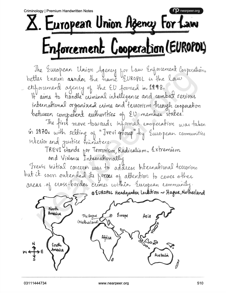 CSS Criminology Premium Handwritten Notes by Hassnain Arshad