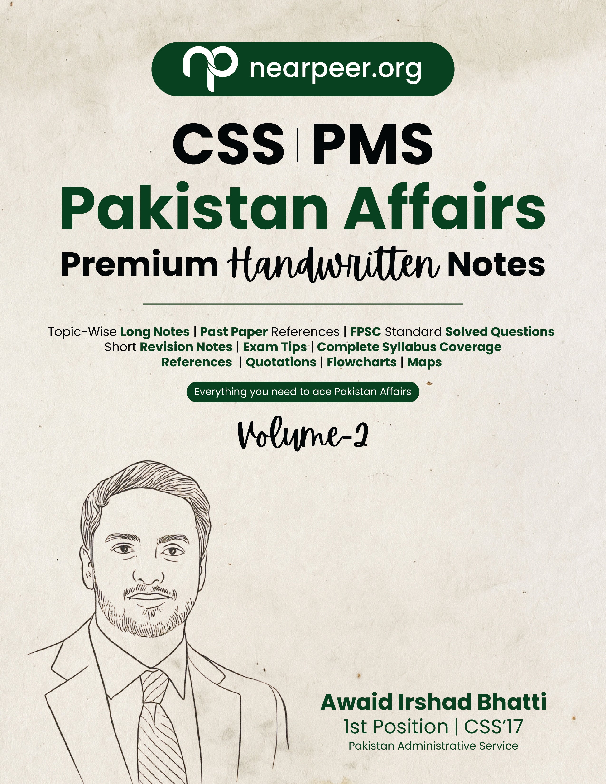 CSS 2027 Compulsory Subjects Premium Handwritten Notes Bundle - Pak Affairs V1 & V2, GSA V1 & V2, Islamic Studies, Current Affairs