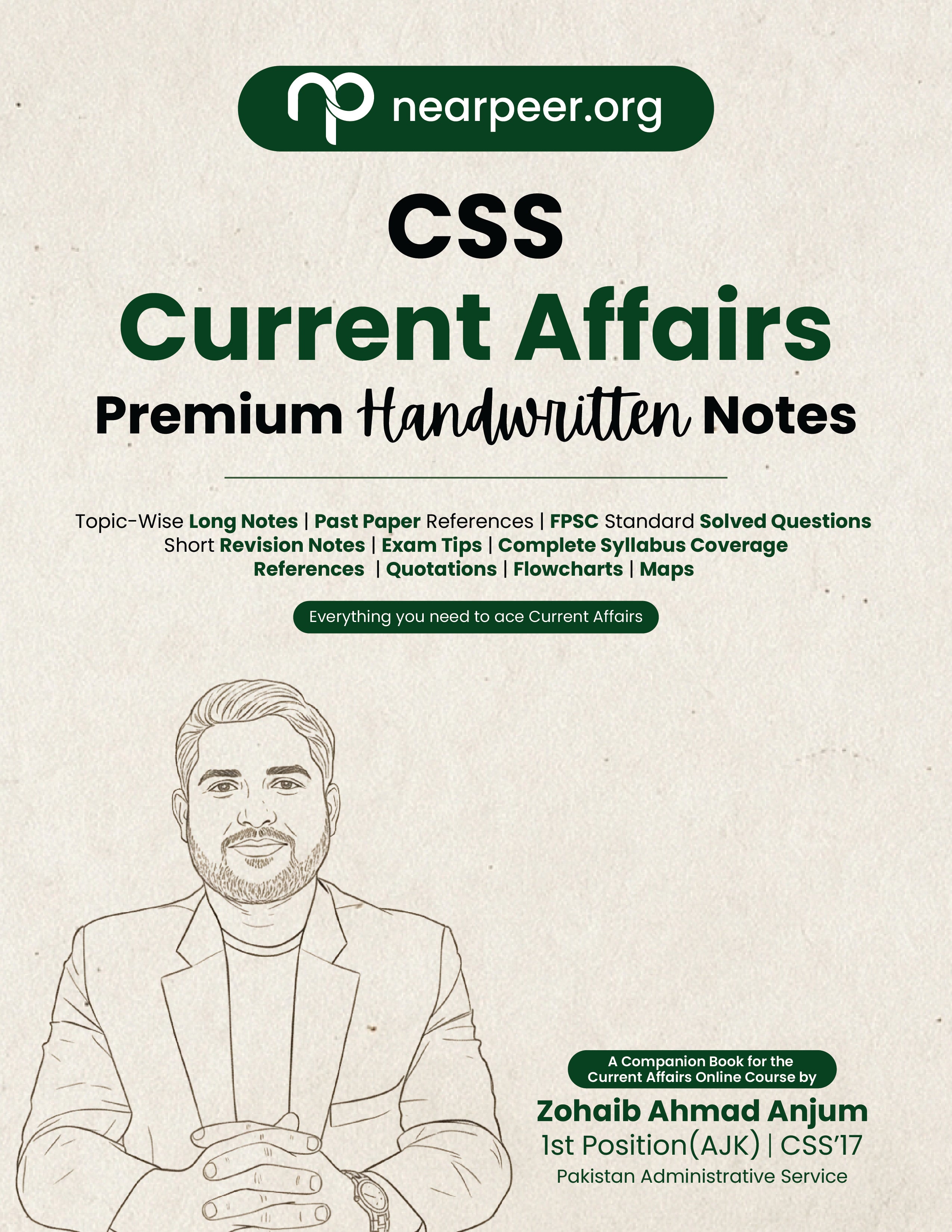 CSS 2027 Compulsory Subjects Premium Handwritten Notes Bundle - Pak Affairs V1 & V2, GSA V1 & V2, Islamic Studies, Current Affairs