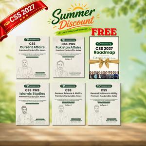 CSS 2027 Compulsory Subjects Premium Handwritten Notes Bundle - Pak Affairs V2, GSA V1 & V2, Islamic Studies, Current Affairs + FREE Roadmap