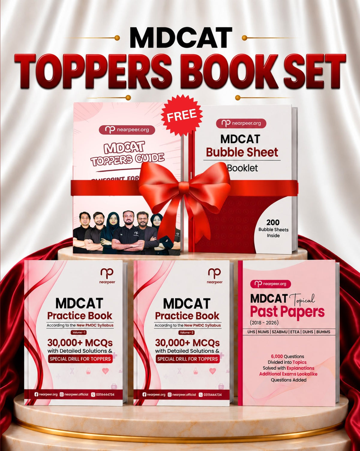 MDCAT Toppers Book Set