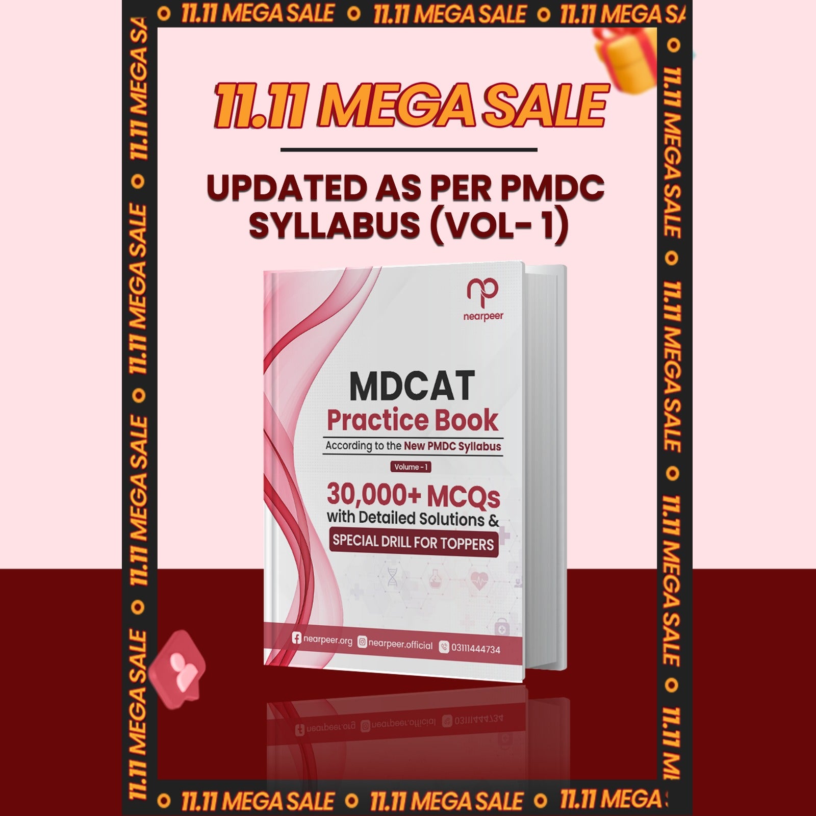 MDCAT Practice Book Volume-I