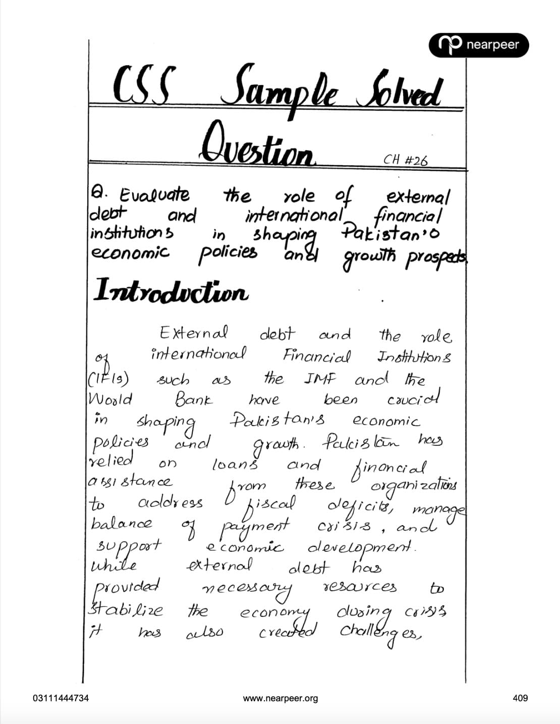 CSS 2027 Compulsory Subjects Premium Handwritten Notes Bundle - Pak Affairs V1 & V2, GSA V1 & V2, Islamic Studies, Current Affairs