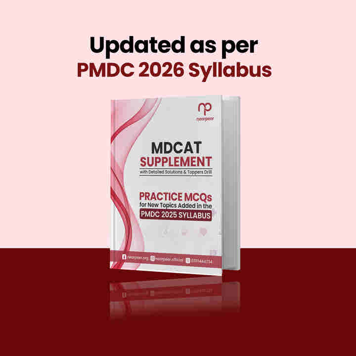 MDCAT Supplement | MCQs Bank of Only New Topics in PMDC 2026 Syllabus
