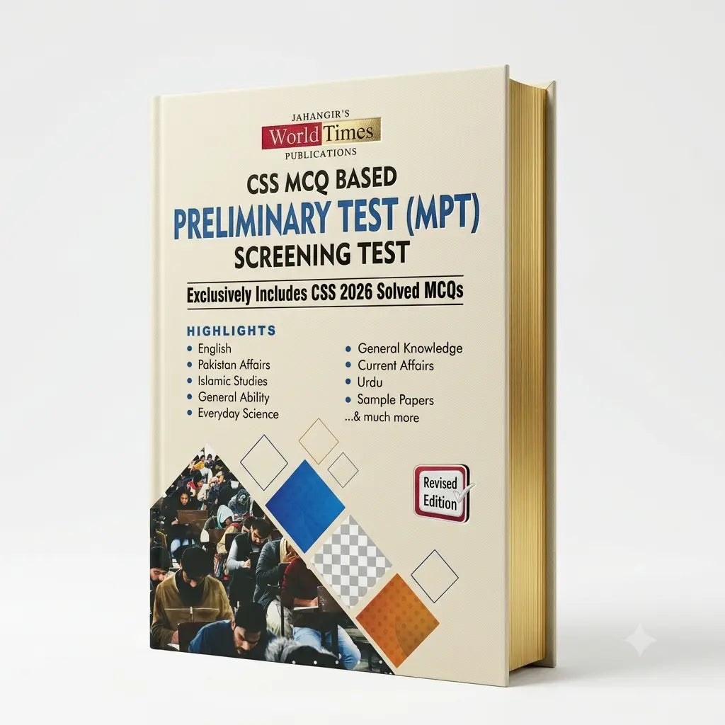 CSS MCQ Based Preliminary Test (MPT) Screening Test Guide by JWT