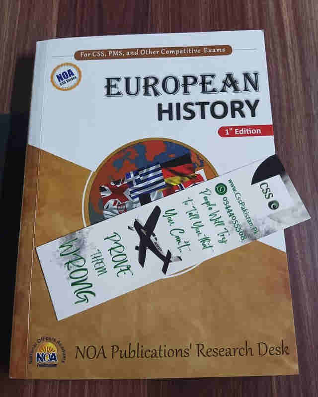 European History by NOA Publications
