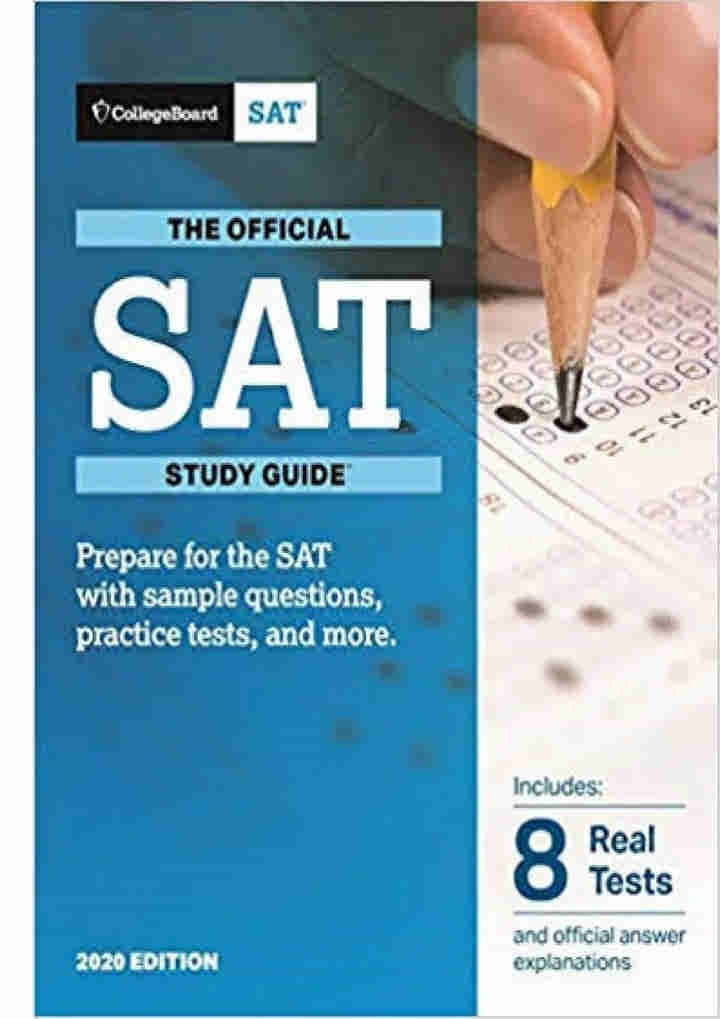 Official SAT Study Guide 2020 Edition by Collegeboard