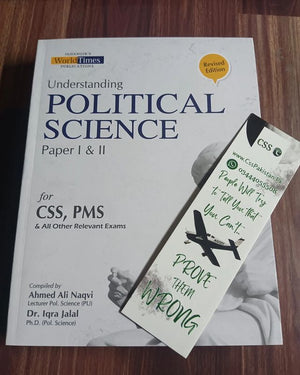 Understanding Political Science Paper 1 and 2 by Ahmed Ali Naqvi JWT